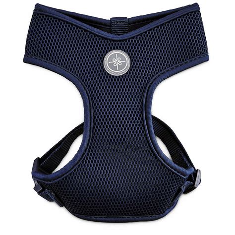 navy blue dog harness